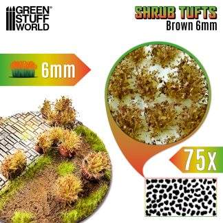 BROWN SHRUB TUFTS 6MM