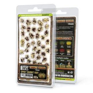 THORNY SCRUB 14MM SPIKY BURNT HAY