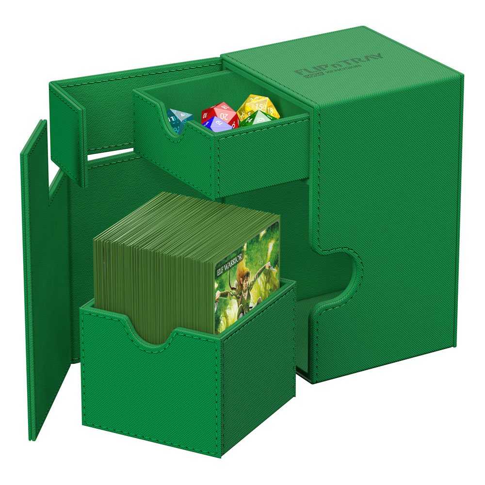 Ultimate Guard Flip'n'Tray 100+ Xenoskin - Green - Bild 2