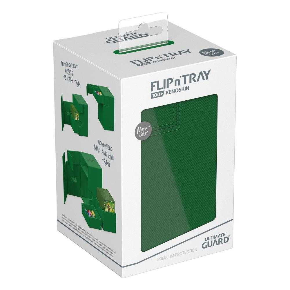 Ultimate Guard Flip'n'Tray 100+ Xenoskin - Green - Bild 3