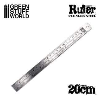 STAINLESS STEEL RULER 20CM