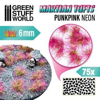 MARTIAN TUFTS 6MM: PUNKPINK NEON