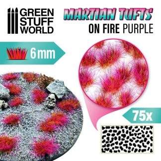 MARTIAN TUFTS 6MM: ON FIRE PURPLE