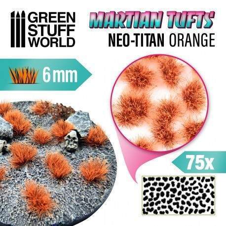 MARTIAN TUFTS 6MM: NEO-TITAN ORANGE