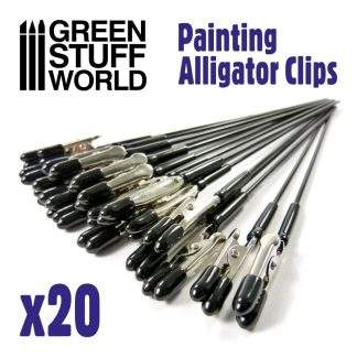 PAINTING ALLIGATOR CLIPS - PACK *20