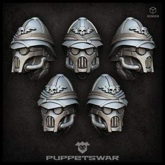 Masked Colonial Troopers Heads