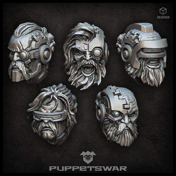 Techno Viking heads