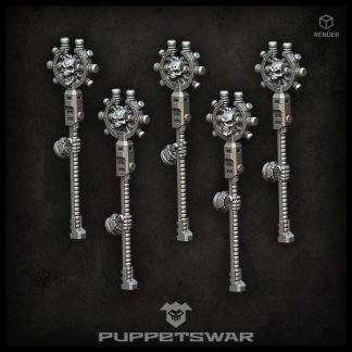 Psionic Staffs (left)