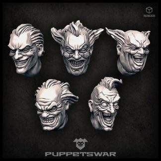 Mad Clowns heads