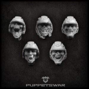 Zombie Troopers heads