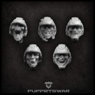 Zombie Troopers heads