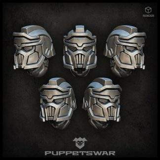 Masked Legionnaire helmets