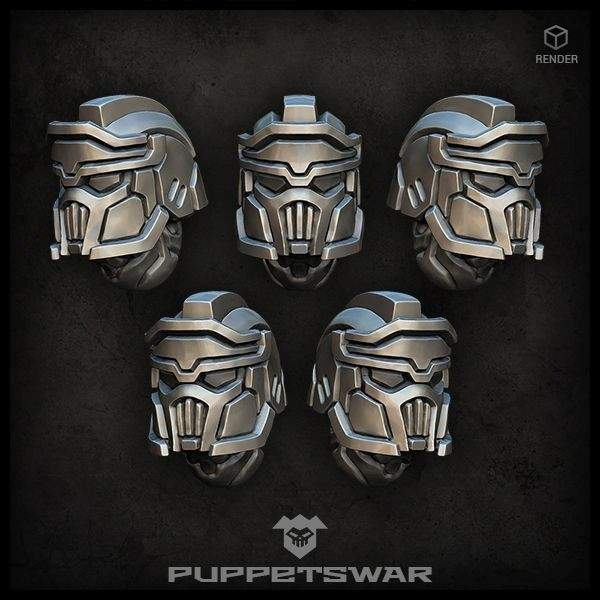 Masked Legionnaire helmets