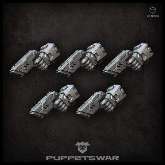 Laser Pistols (left)