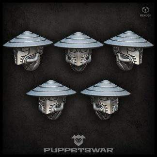 Masked ashigaru heads