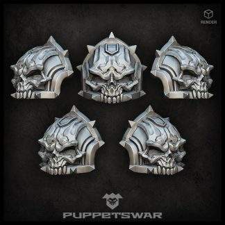 H.I. Skull shoulder pads