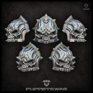 Skull shoulder pads