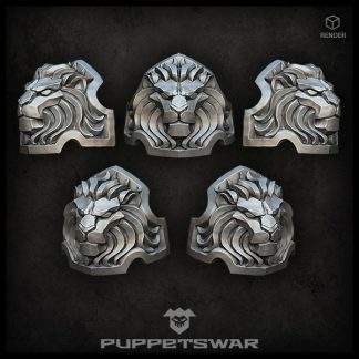 H.I. Lion Shoulder Pads