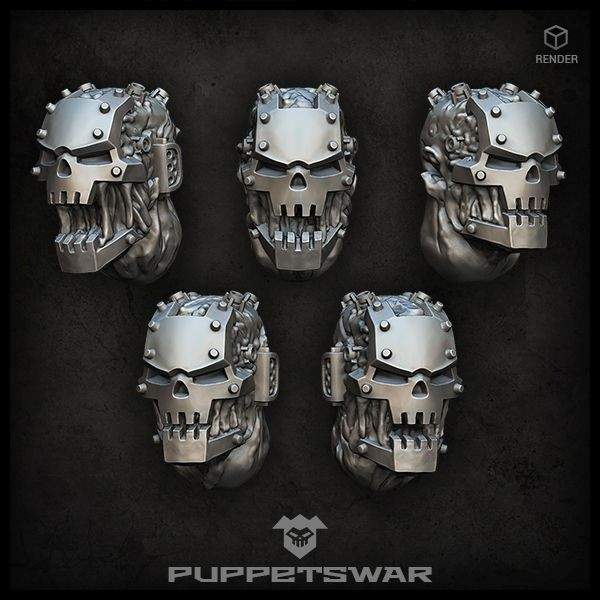 Iron Mutants Heads