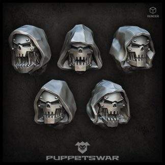 Hooded Iron Mutants Heads