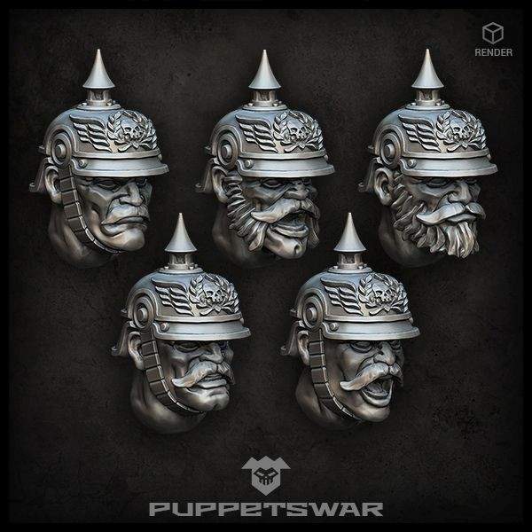 Prussian Troopers Heads