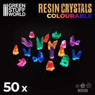 MEDIUM CLEAR CRYSTAL RESIN SET