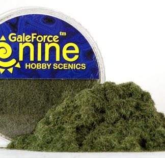 DARK GREEN STATIC GRASS