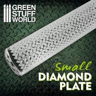 ROLLING PIN DIAMOND PLATE SMALL