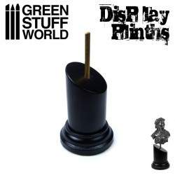 ROUND BUST PLINTH 3,5*3,5CM BLACK