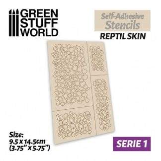 SELF-ADHESIVE STENCILS: REPTIL SKIN