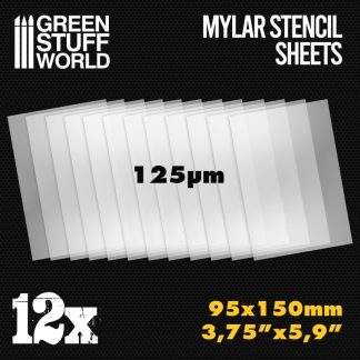 MYLAR STENCIL SHEET *12 95*150MM