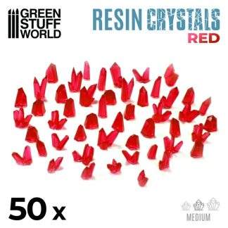 MEDIUM RED CRYSTAL RESIN SET