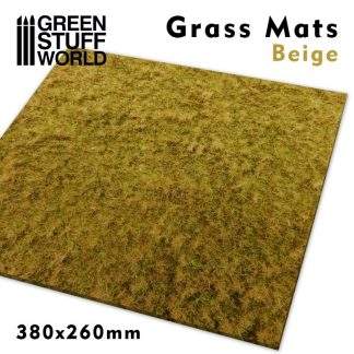 GRASS MATS 38*26CM BEIGE 4MM