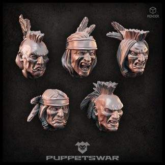 NATIVE AMERICAN HEADS