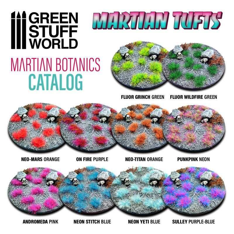 MARTIAN TUFTS 6MM: FLUOR WILDFIRE GREEN - Bild 2