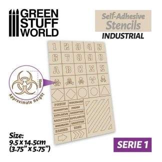 SELF-ADHESIVE STENCILS: INDUSTRIAL