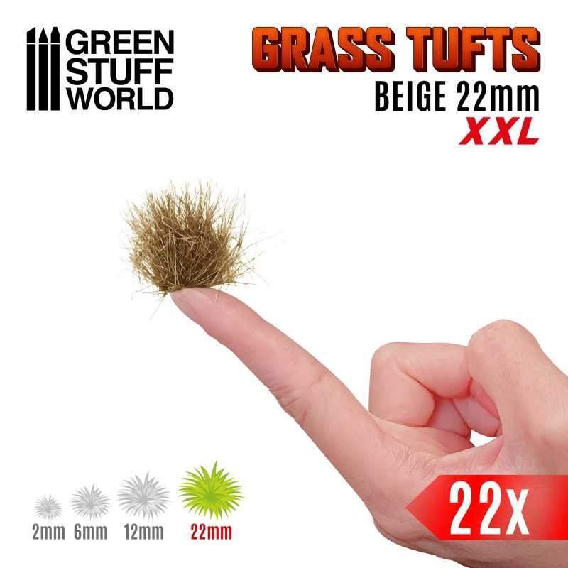 GRASS TUFTS XXL 22MM BEIGE - Image 2