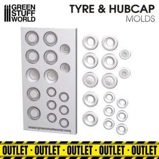 Silicone Molds - Tyres and Hubcaps - OUTLET