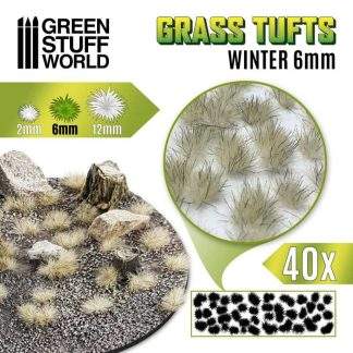 GRASS TUFTS 6MM - WINTER