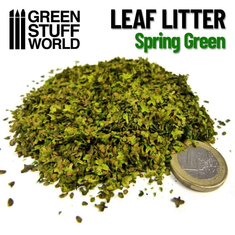 Large Leaf Litter - Spring Green - Image 2