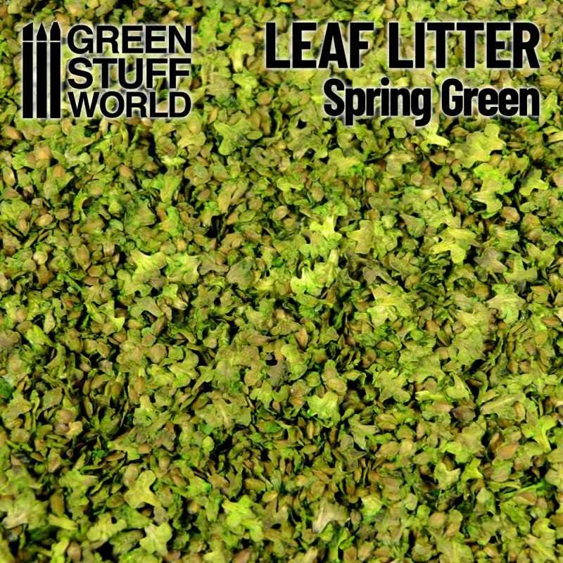 Large Leaf Litter - Spring Green - Image 3