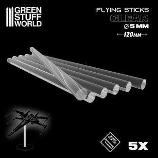 Acrylic Rods - Round 5 mm CLEAR
