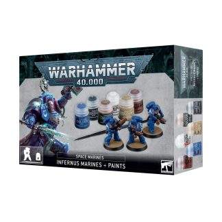 40K SPACE MARINE PAINT SET