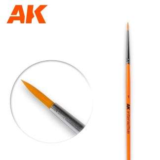 AK 1 ROUND BRUSH. SYNTHETIC