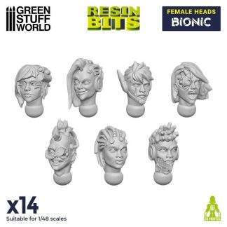 FEMALE HEADS BIONIC 14X