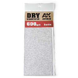 DRY SANDPAPER 600 GRIT