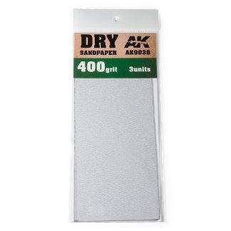 DRY SANDPAPER 400 GRIT