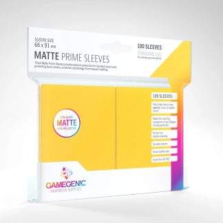 MATTE PRIME SLEEVES YELLOW (100CT)