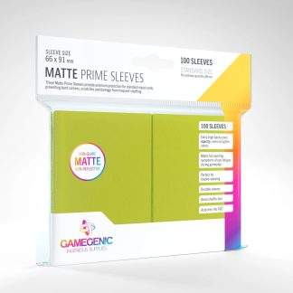 MATTE PRIME SLEEVES LIME (100CT)