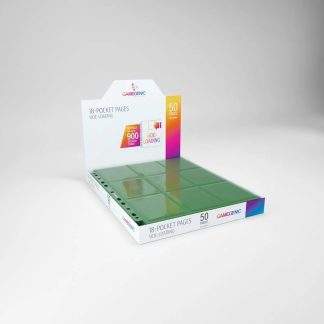 SIDELOAD 18-POCKET PAGES GREEN (50)